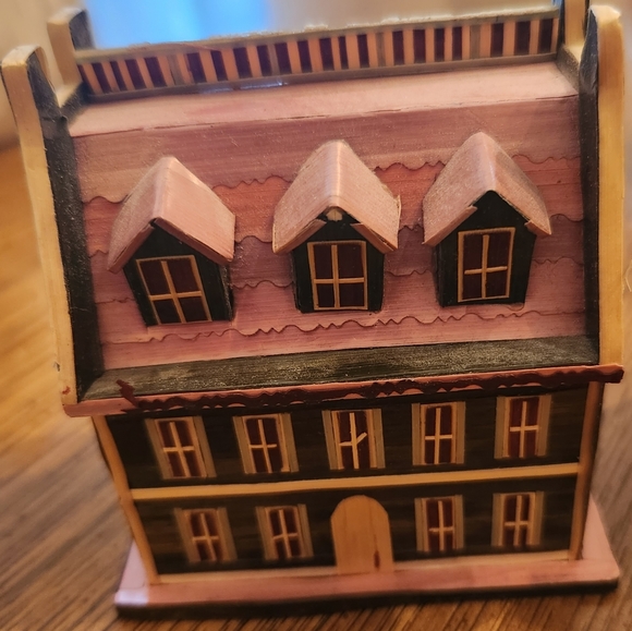 VTG Meow Reo Wheat Straw House Trinket Boxes (Set of 3) - Picture 3 of 6